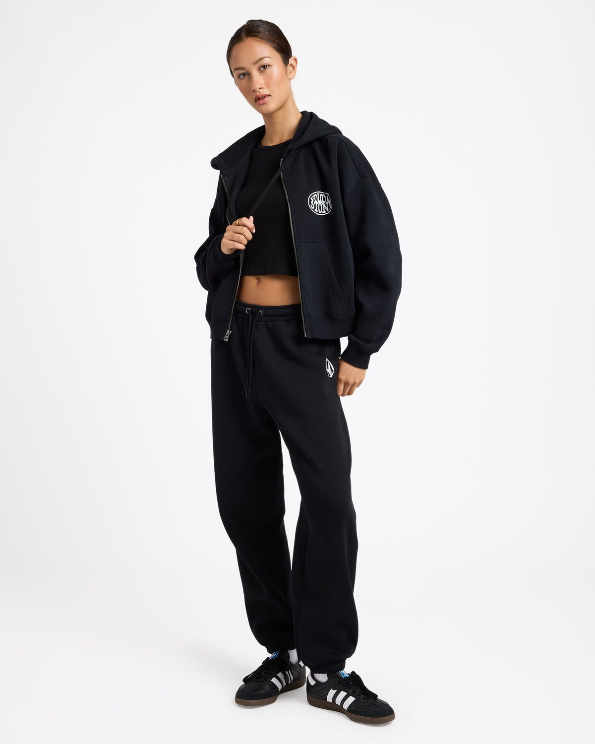 Womens Get Up Zip Up Hoodie