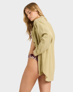Womens Wanderer Long Sleeve Button-down Shirt