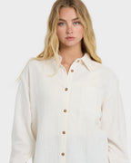 Womens Wanderer Long Sleeve Button-down Shirt