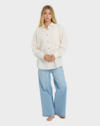 Womens Wanderer Long Sleeve Button-down Shirt
