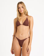 Womens Twisted Tides Slide Tall Tri Bikini Top