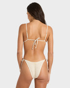 Womens Twisted Tides Triangle Bikini Top