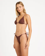 Womens Twisted Tides Tie Side Bikini Bottom