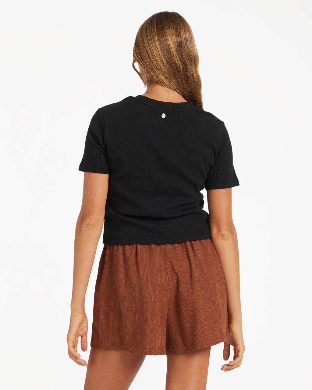 Womens Place To Elastic Waist Shorts