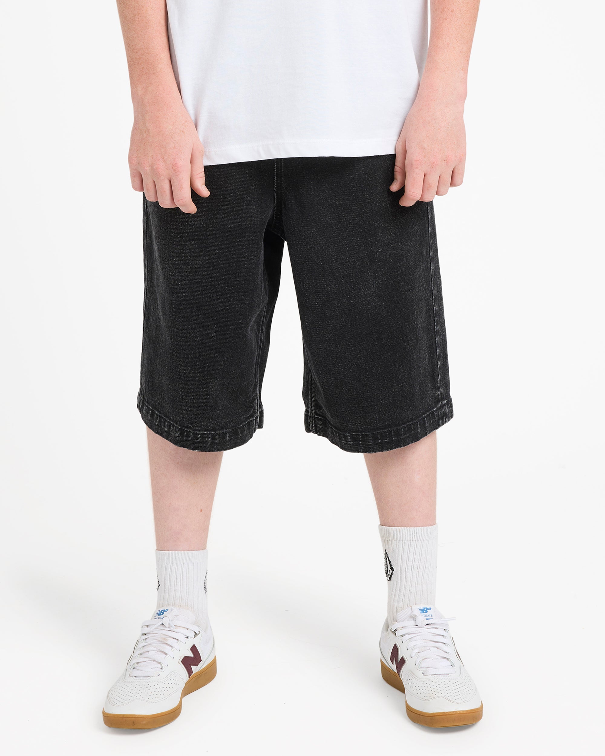 Boys 8-16 Freazy Loose Denim Shorts