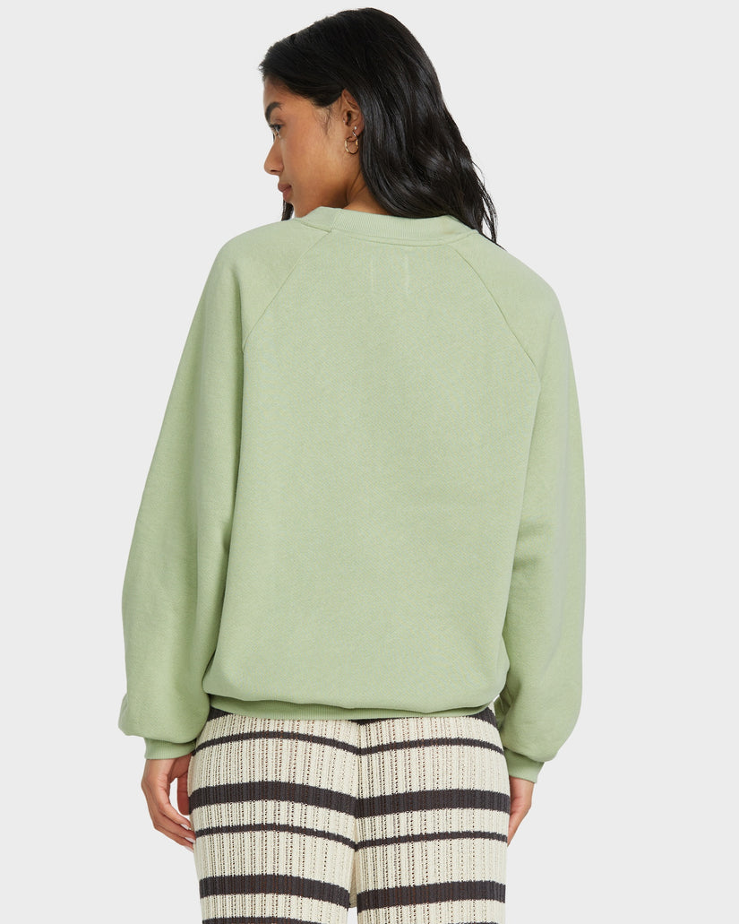 Womens The Waves Pullover Sweatshirt