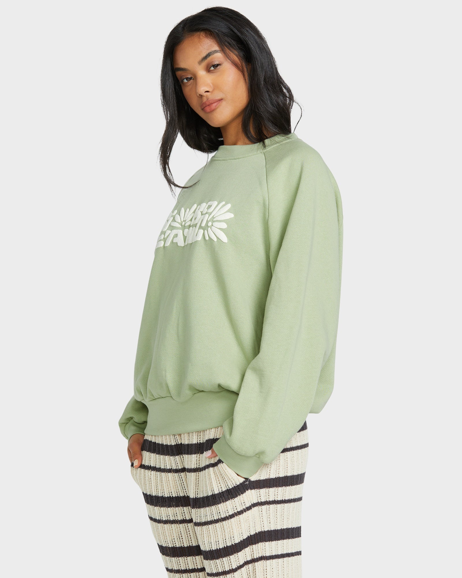 Womens The Waves Pullover Sweatshirt Australia