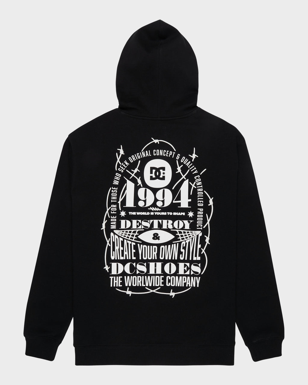 Mens Shaped Destroy Pullover Hoodie