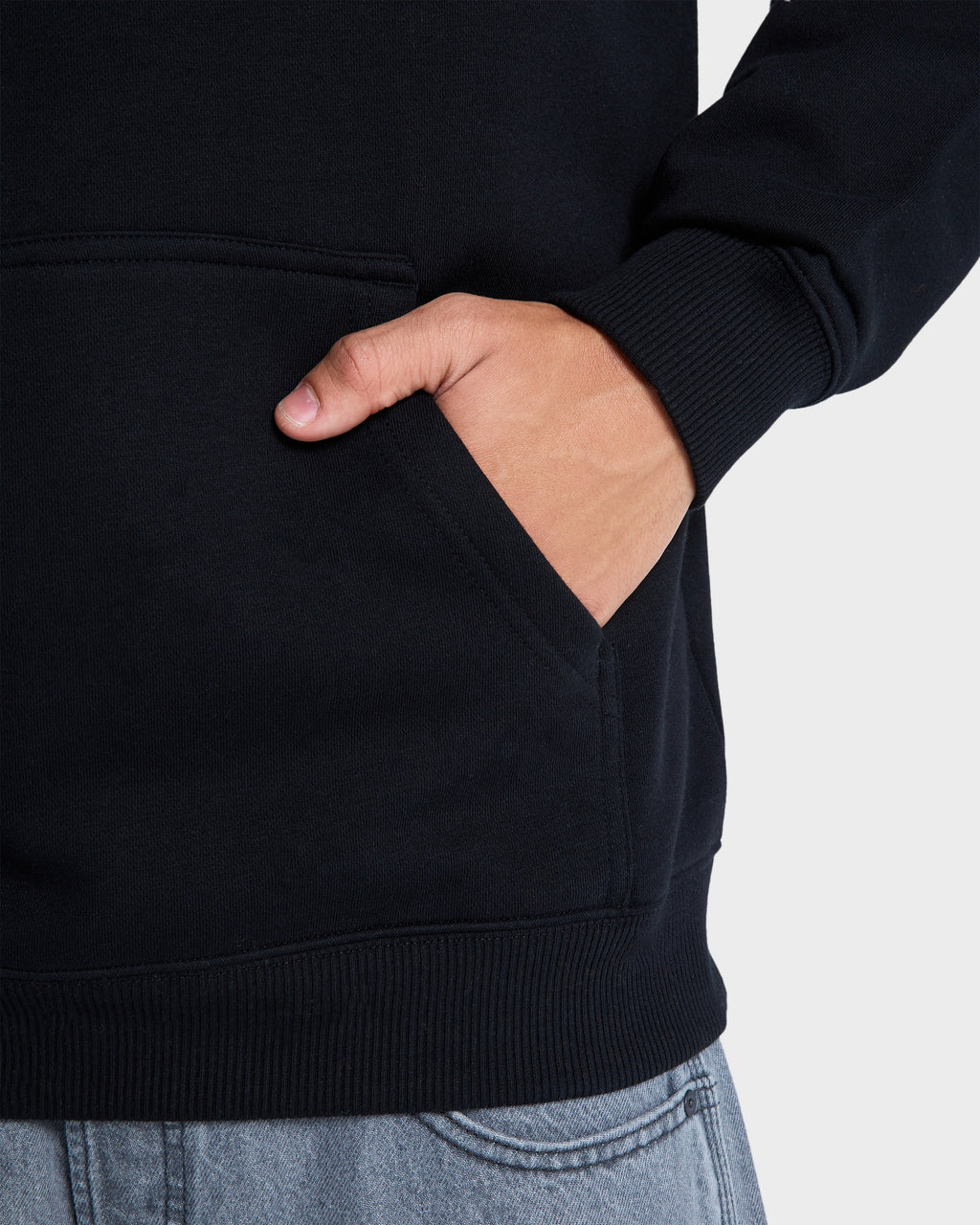 Mens Shaped Destroy Pullover Hoodie