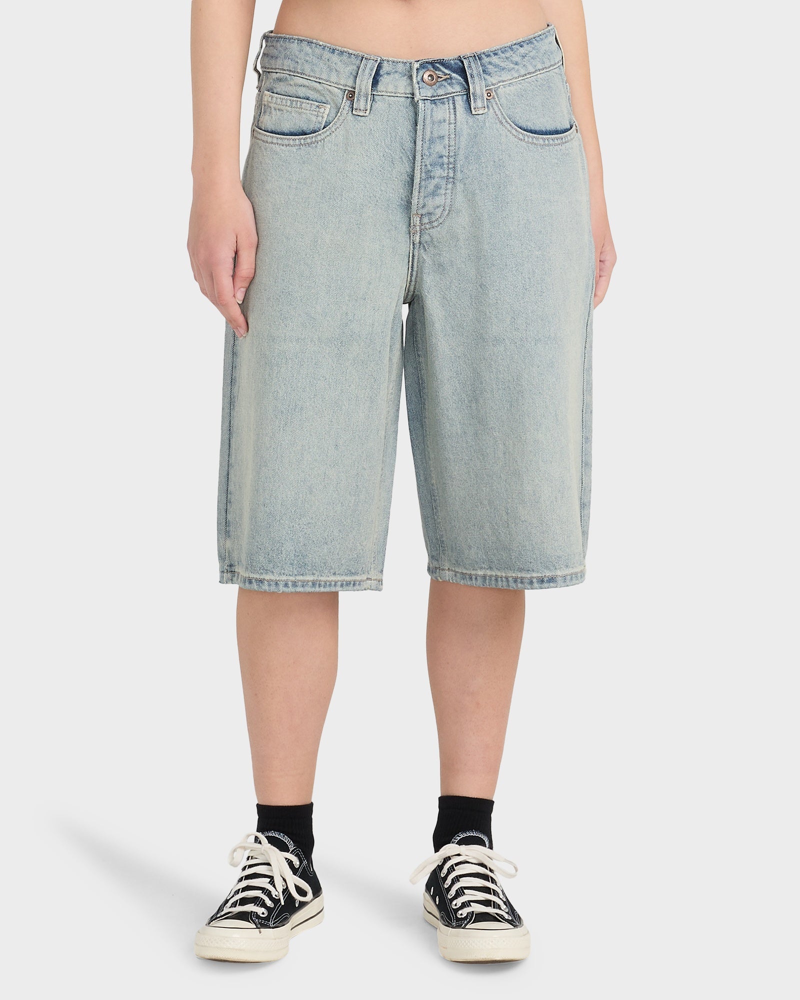 Mens 365 Wide Denim Shorts
