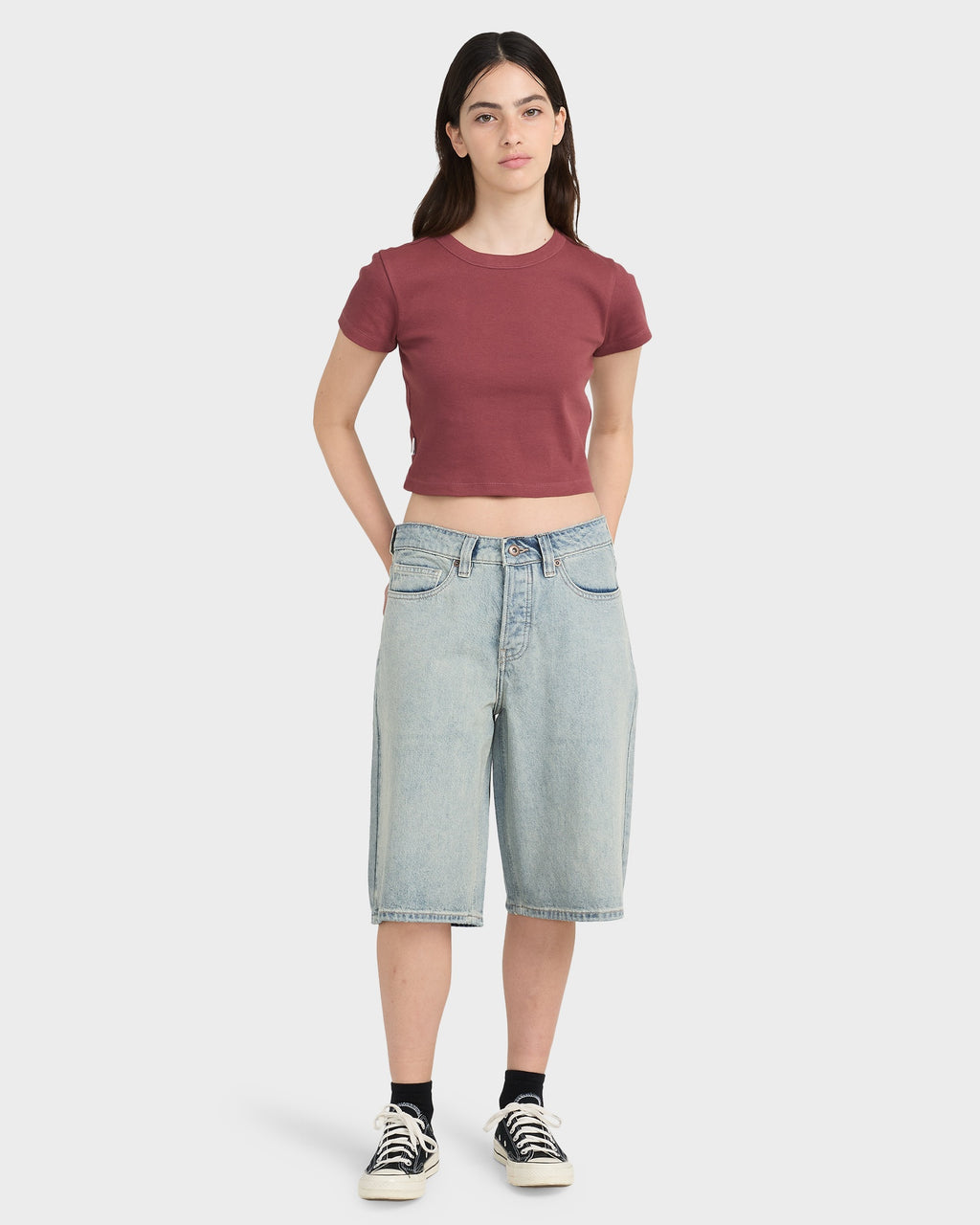 Mens 365 Wide Denim Shorts