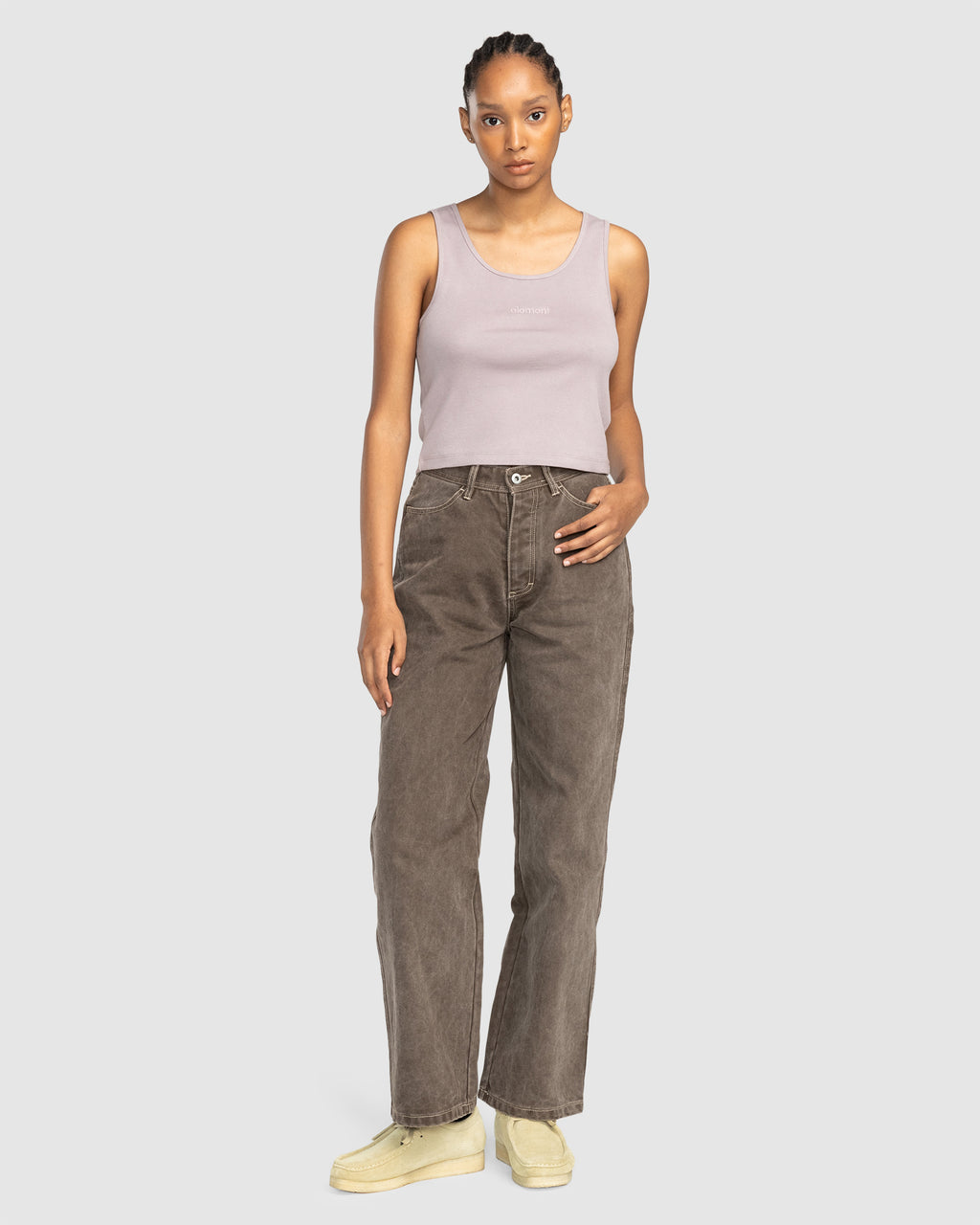 Womens Yarnhill Crop Top