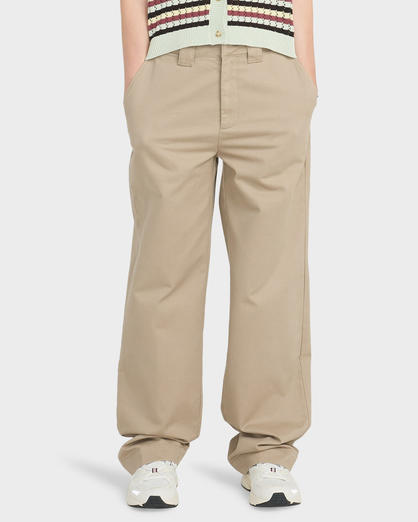 Womens Work Chino High Waist Pants