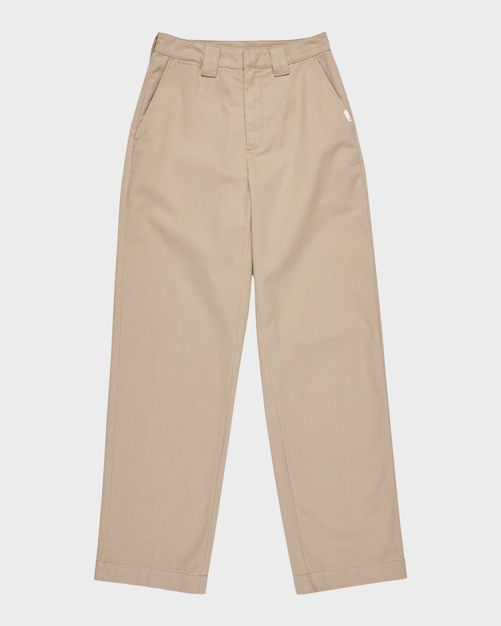 【美品】HIGH WAIST CHINO PANTS PERFORMANCE FLAT FRONT STRAIGHT FIT CHINO PANT CEDARWOOD
