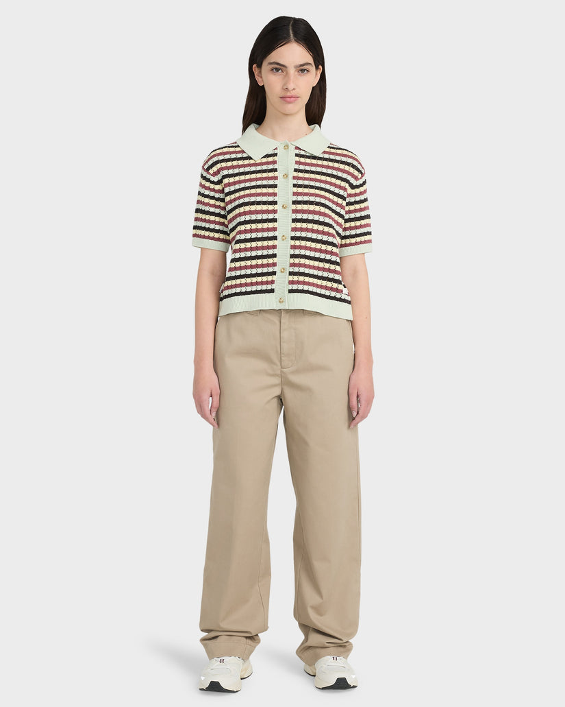 Womens Work Chino High Waist Pants