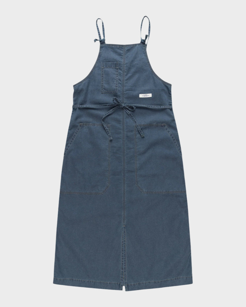 Womens Pinafore Midi Dress