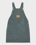 Womens Dungaree Canvas Mini Dress