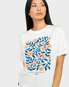 Womens Flowers Short Sleeve T-Shirt