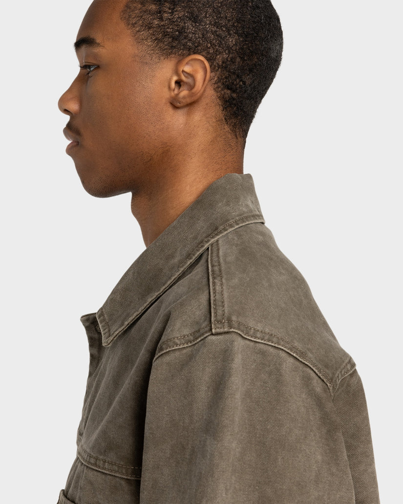 Mens Trucker Canvas Jacket