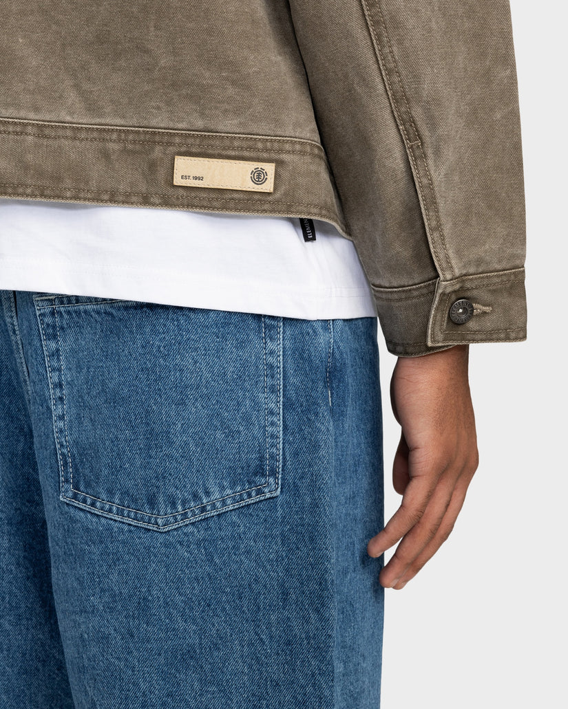 Mens Trucker Canvas Jacket