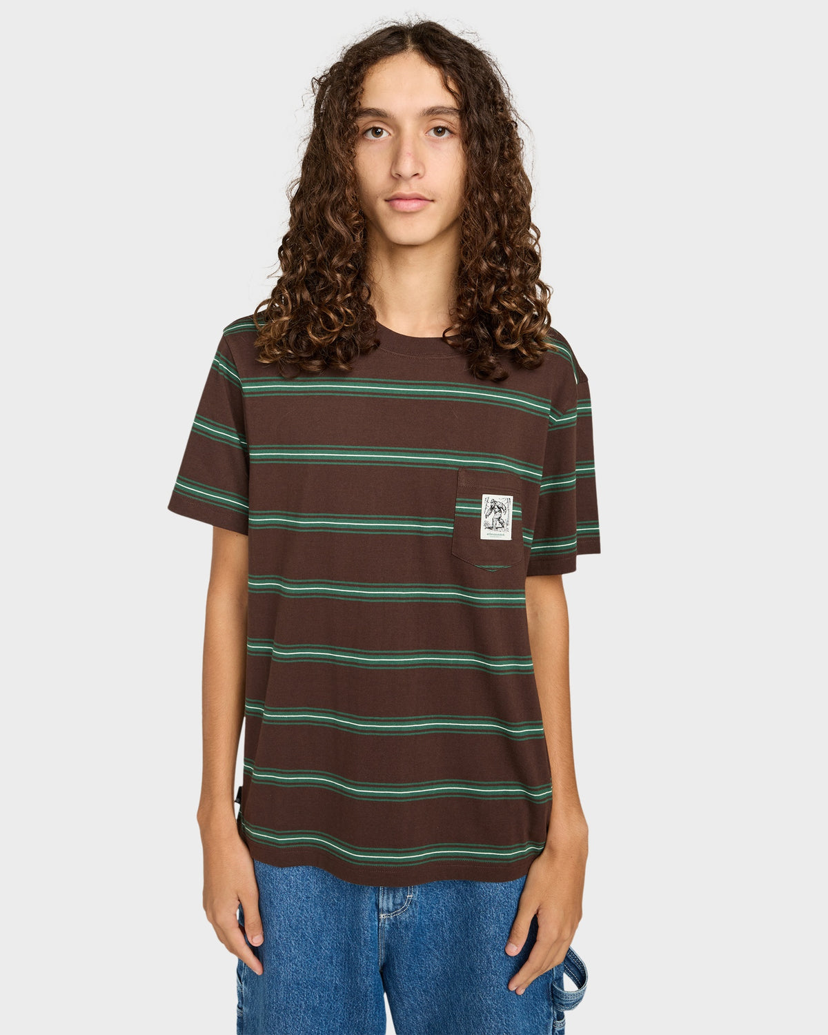 Mens Big Foot Pocket Label T-Shirt