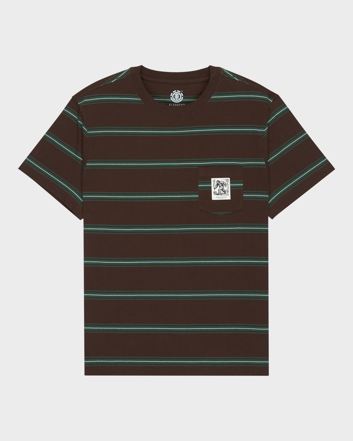 Mens Big Foot Pocket Label T-Shirt