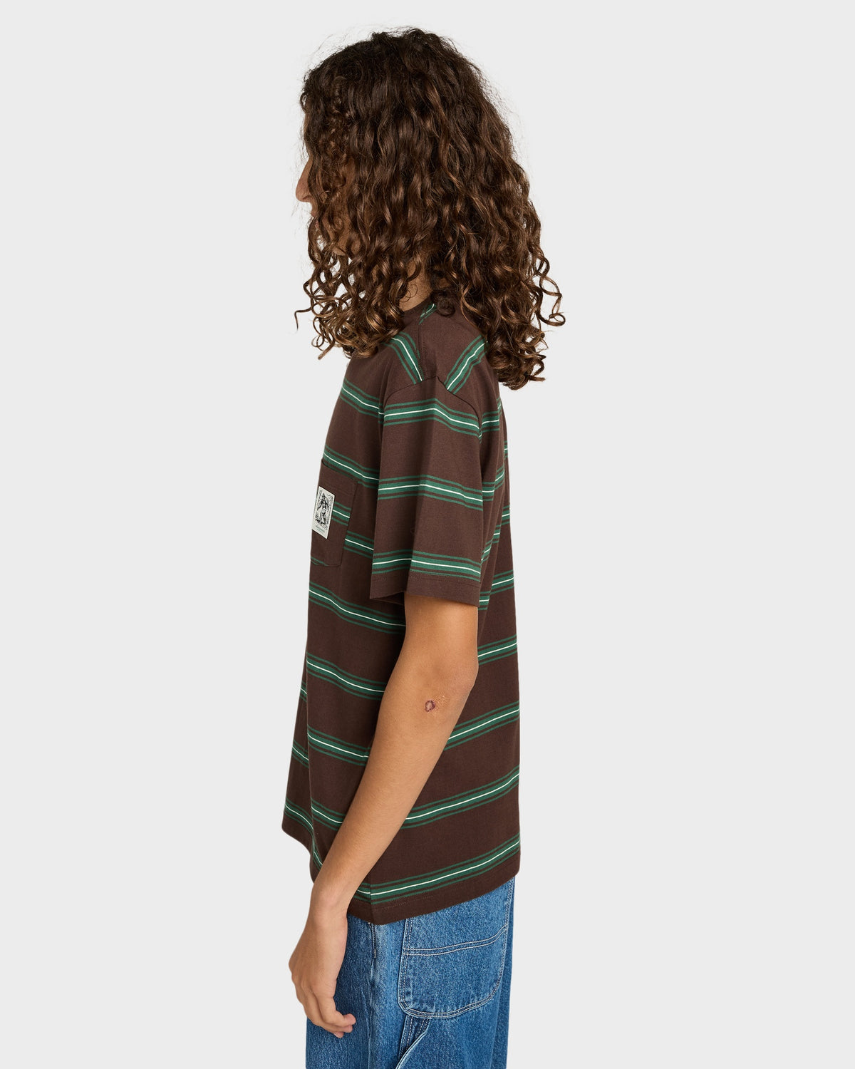 Mens Big Foot Pocket Label T-Shirt