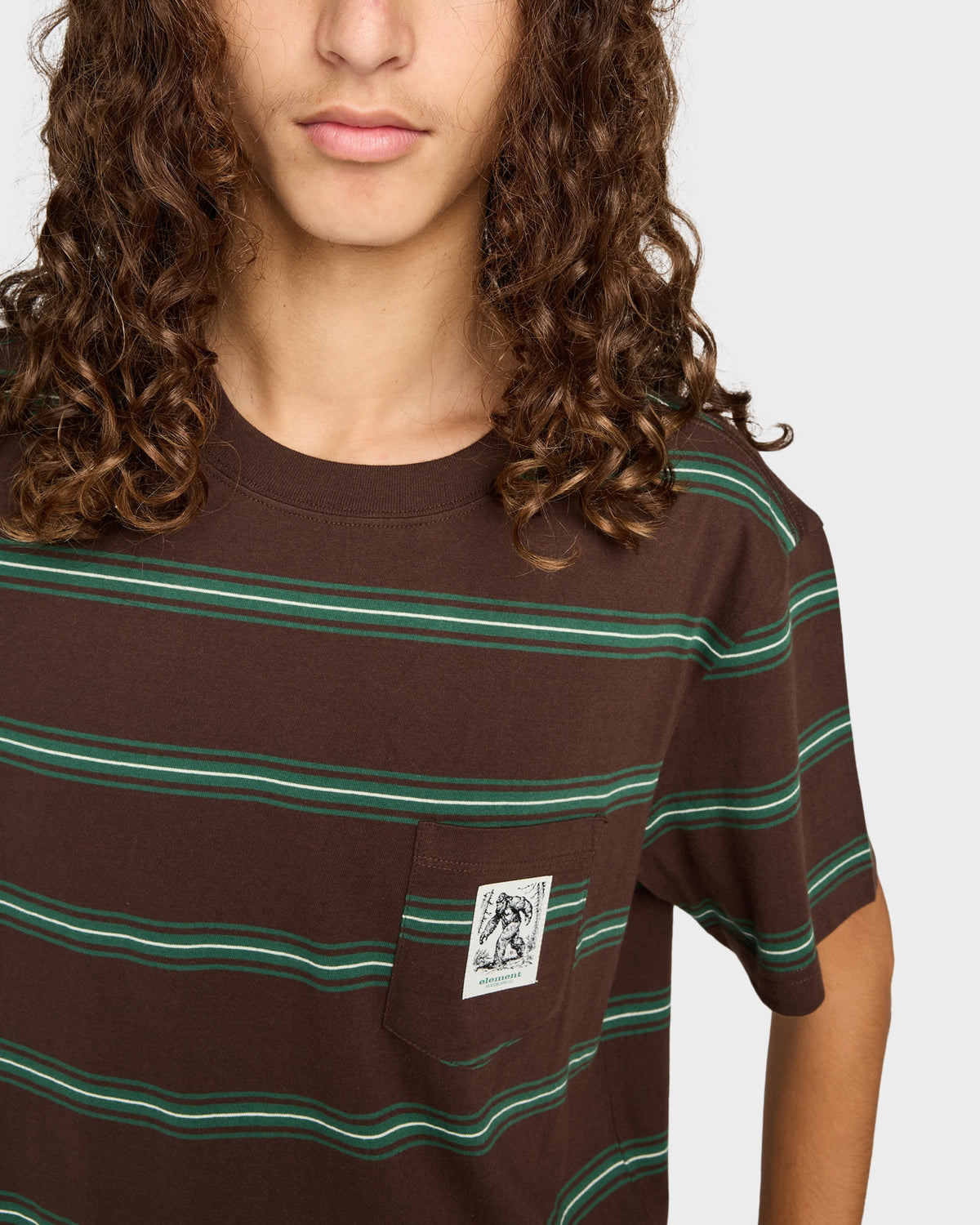 Mens Big Foot Pocket Label T-Shirt