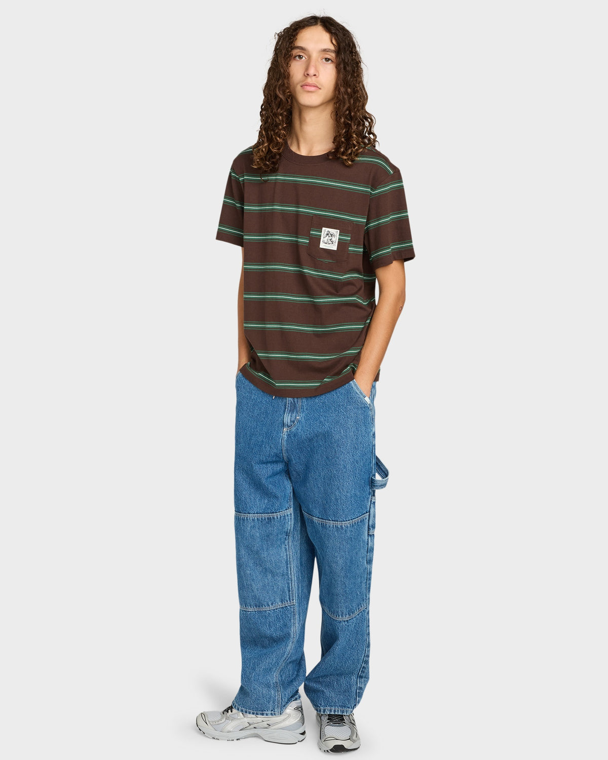 Mens Big Foot Pocket Label T-Shirt