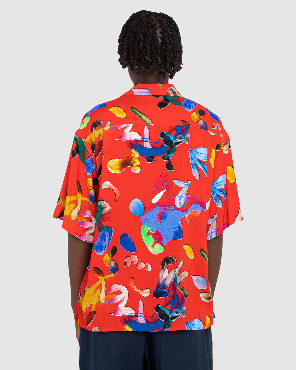 Mens Resort Blochold Short Sleeve Shirt