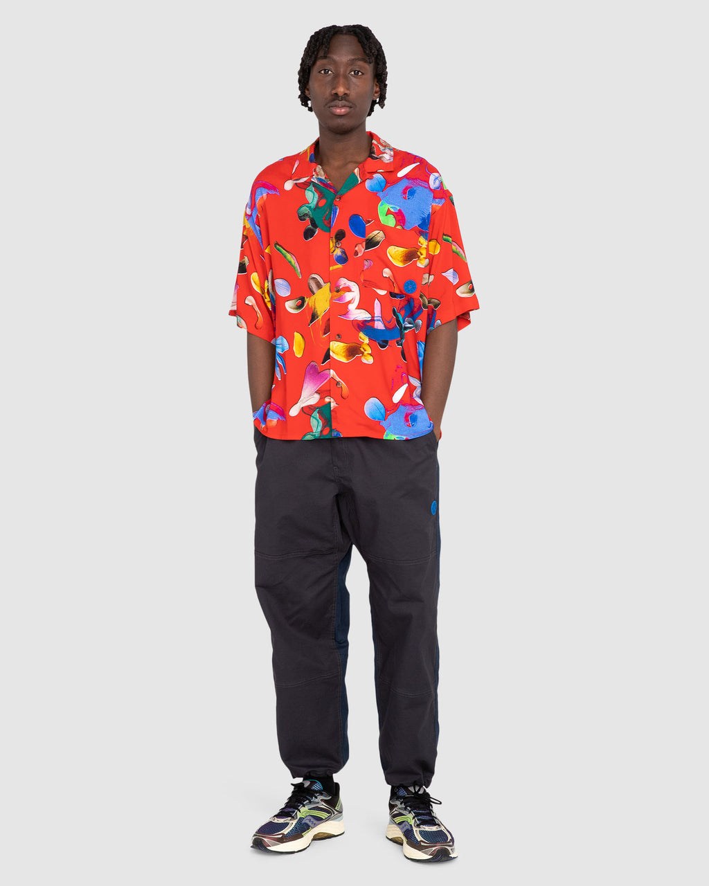 Mens Resort Blochold Short Sleeve Shirt