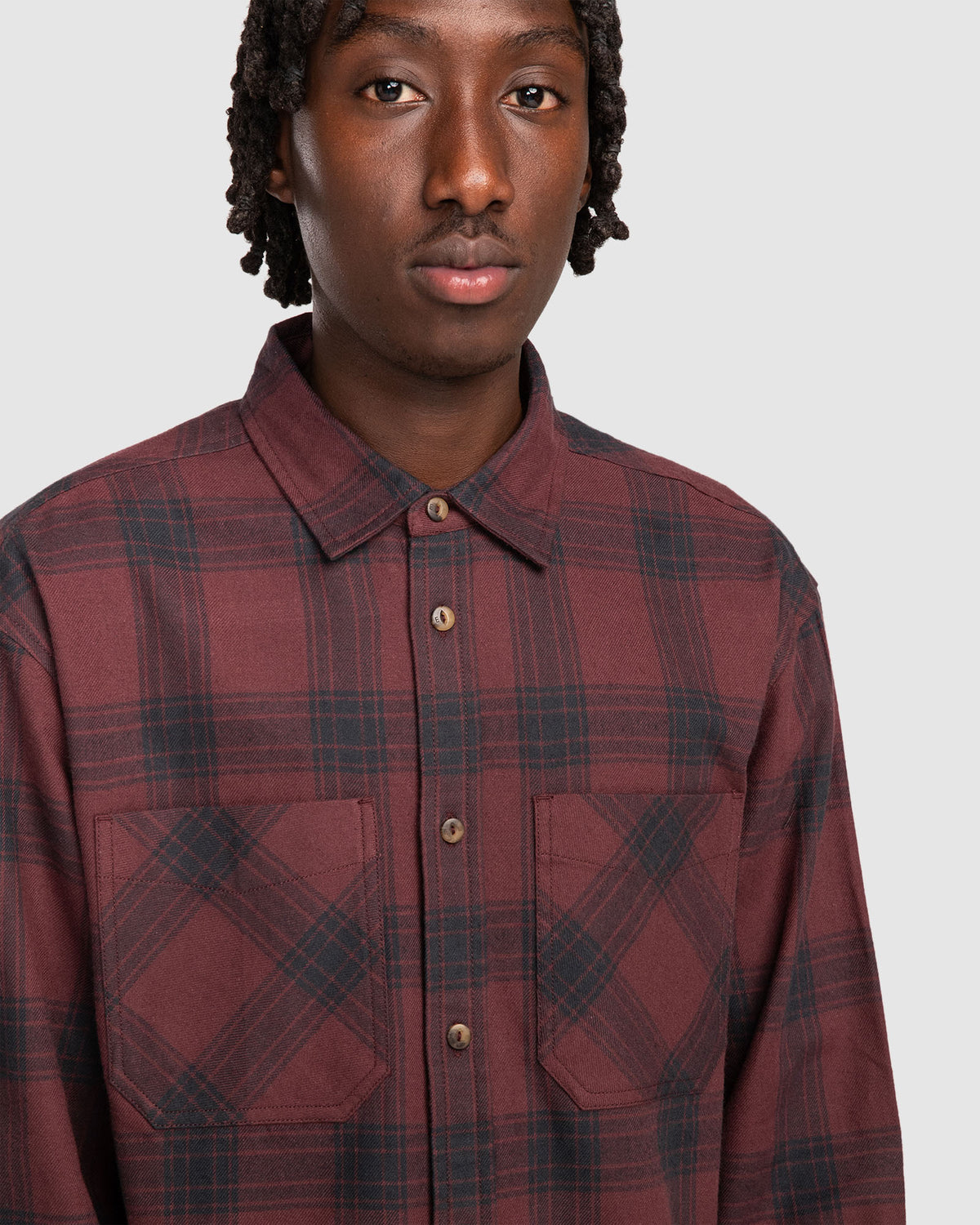 Mens Compass Flannel Shirt