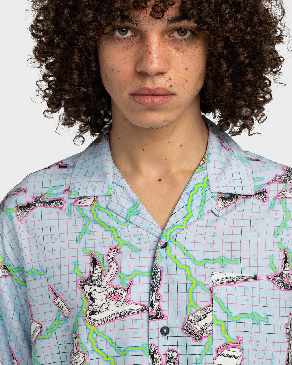Mens Ffnc Lightning Resort Short Sleeve Shirt
