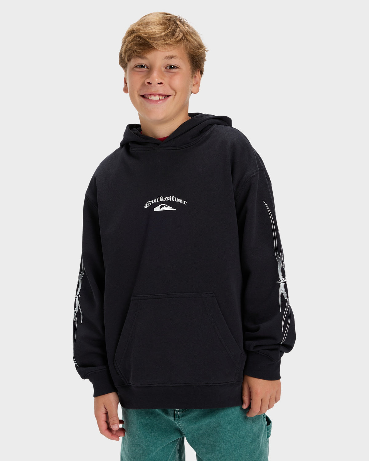 Boys 8-16 Stretch Tribal Pullover Hoodie