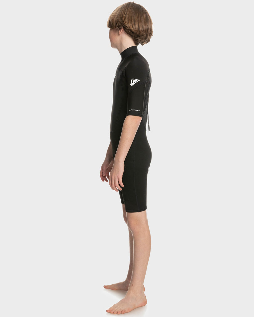 Boys 8-16 2/2mm Prologue Short Sleeve Back Zip Springsuit