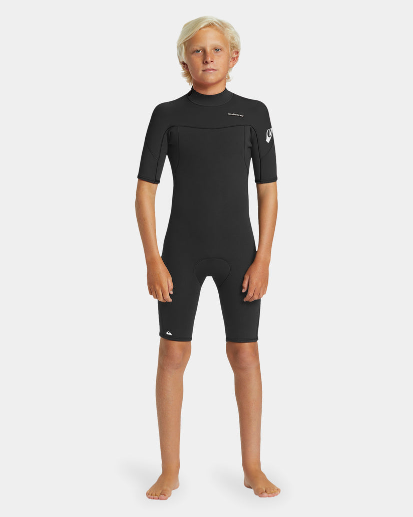 Boys 8-16 2/2mm Everyday Sessions Short Sleeve Back Zip Spring Suit