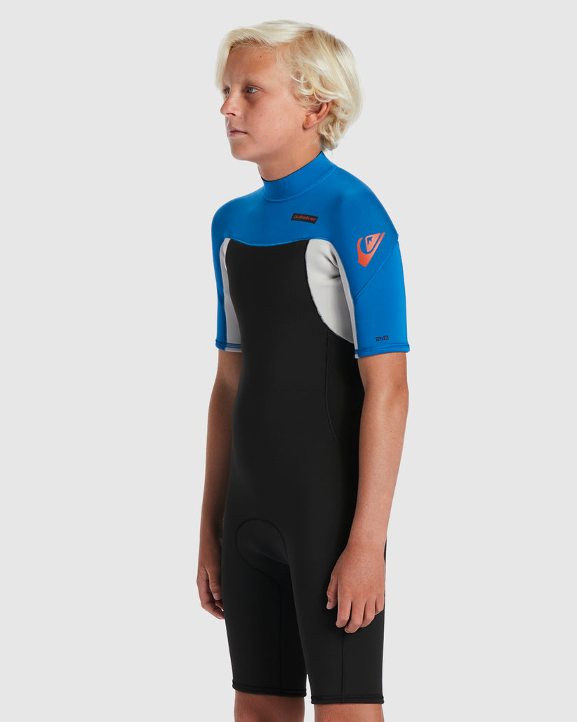 Boys 8-16 2/2mm Everyday Sessions Short Sleeve Back Zip Spring Suit