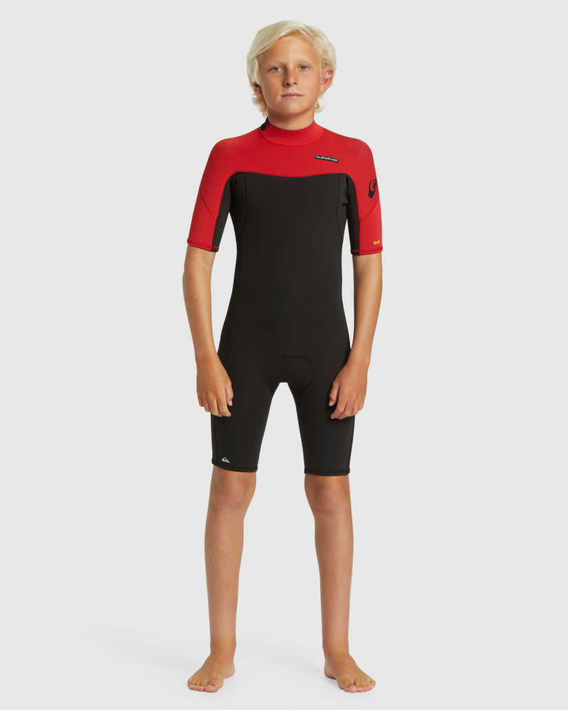 Boys 8-16 2/2mm Everyday Sessions Short Sleeve Back Zip Spring Suit