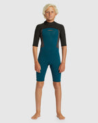 Boys 8-16 2/2mm Everyday Sessions Short Sleeve Back Zip Spring Suit