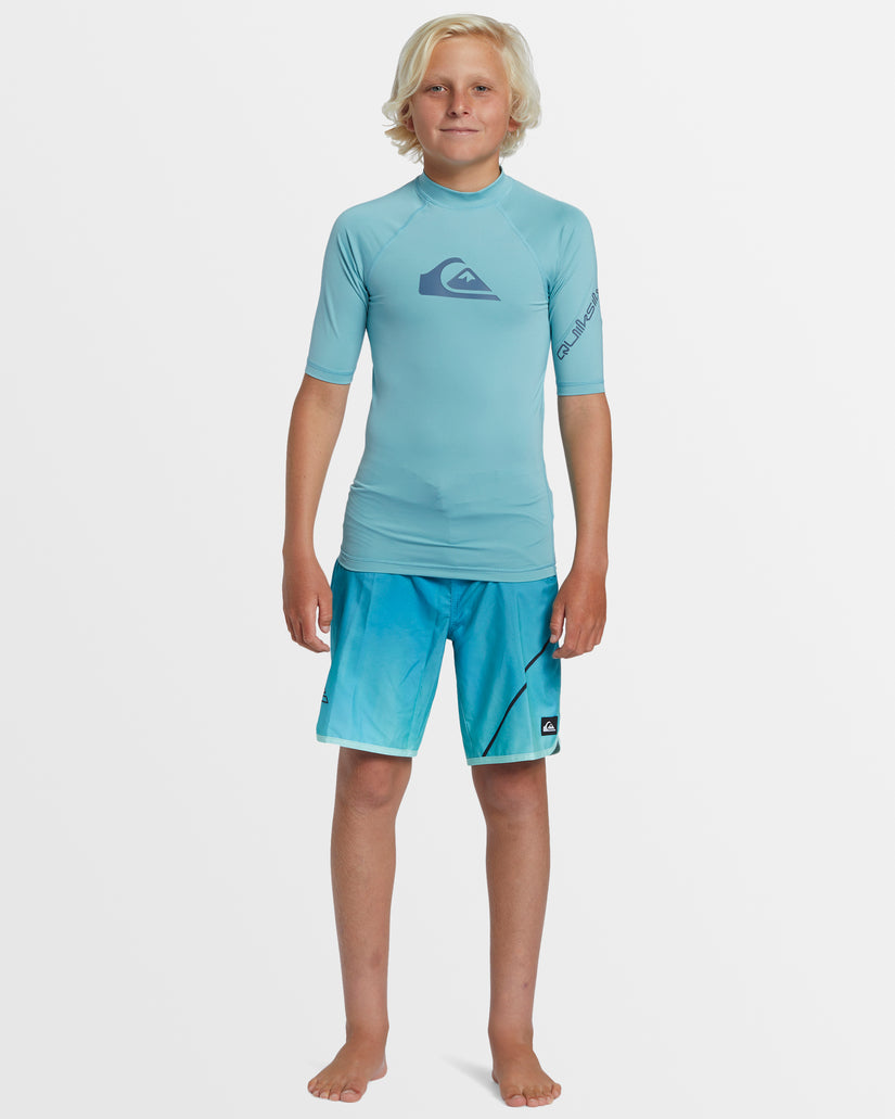 Boys 8-16 All Time Short Sleeve UPF 50 Rash Vest
