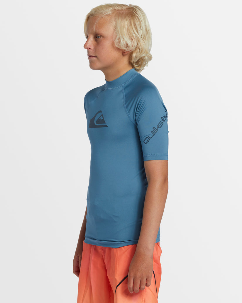 Boys 8-16 All Time Short Sleeve UPF 50 Rash Vest