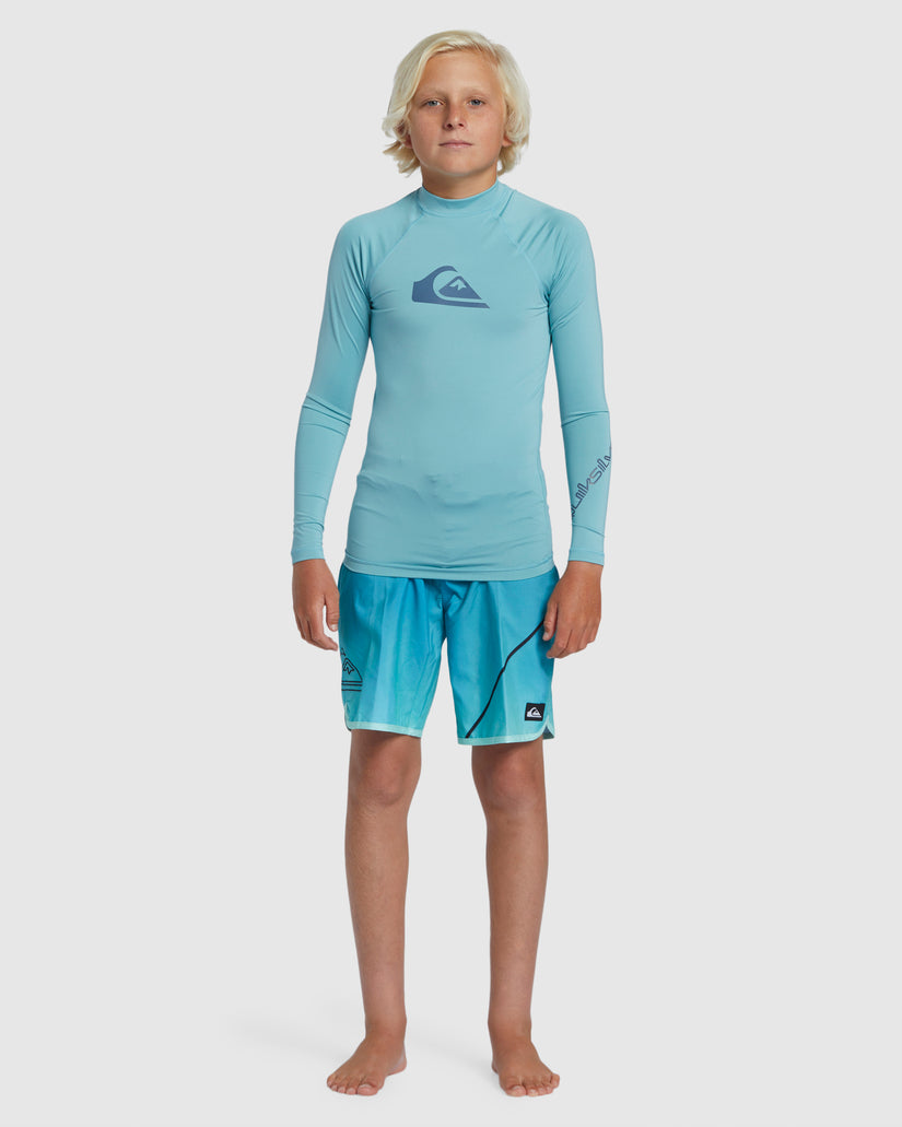 Boys 8-16 All Time Long Sleeve UPF 50 Rash Vest