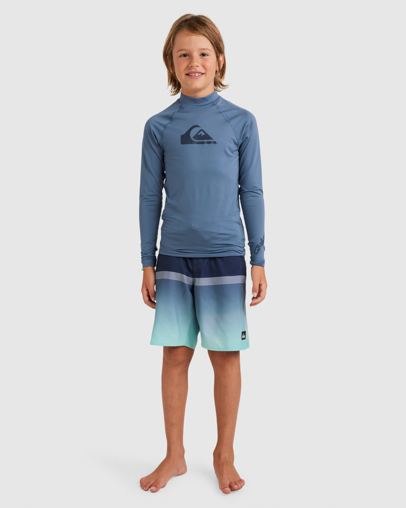 Boys 8-16 All Time Long Sleeve UPF 50 Rash Vest