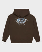 Mens Chrome Lightning Pullover Hoodie