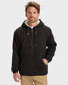 Mens Keller Sherpa Zip Up Hoodie