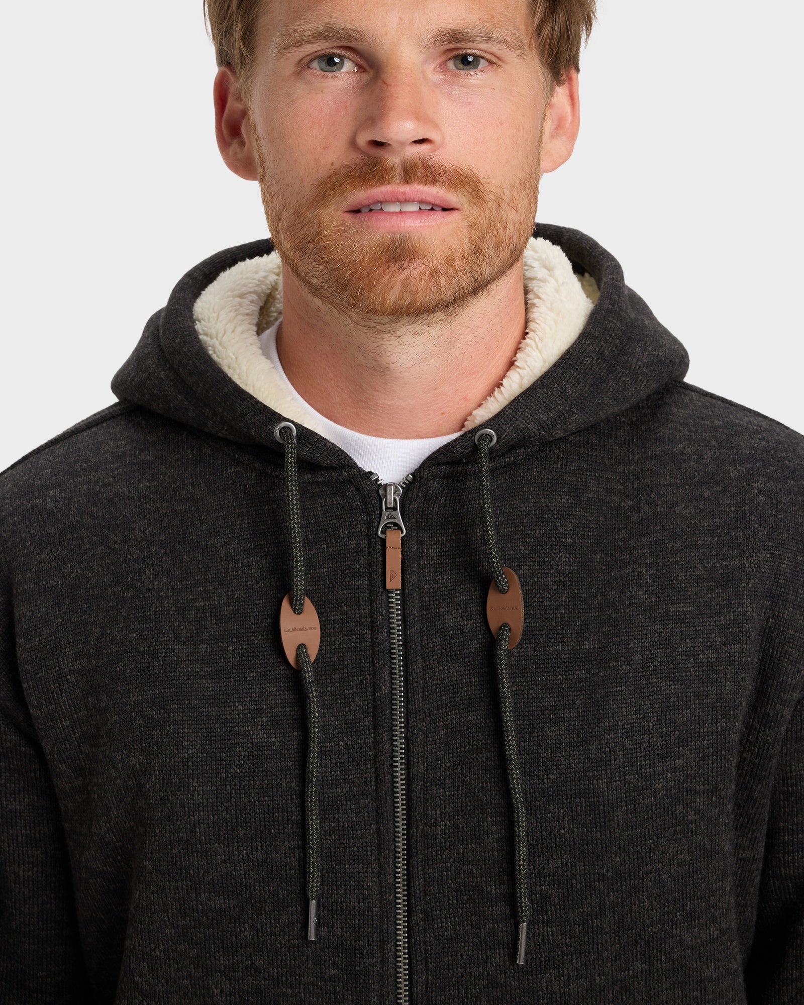 Mens Keller Sherpa Zip Up Hoodie