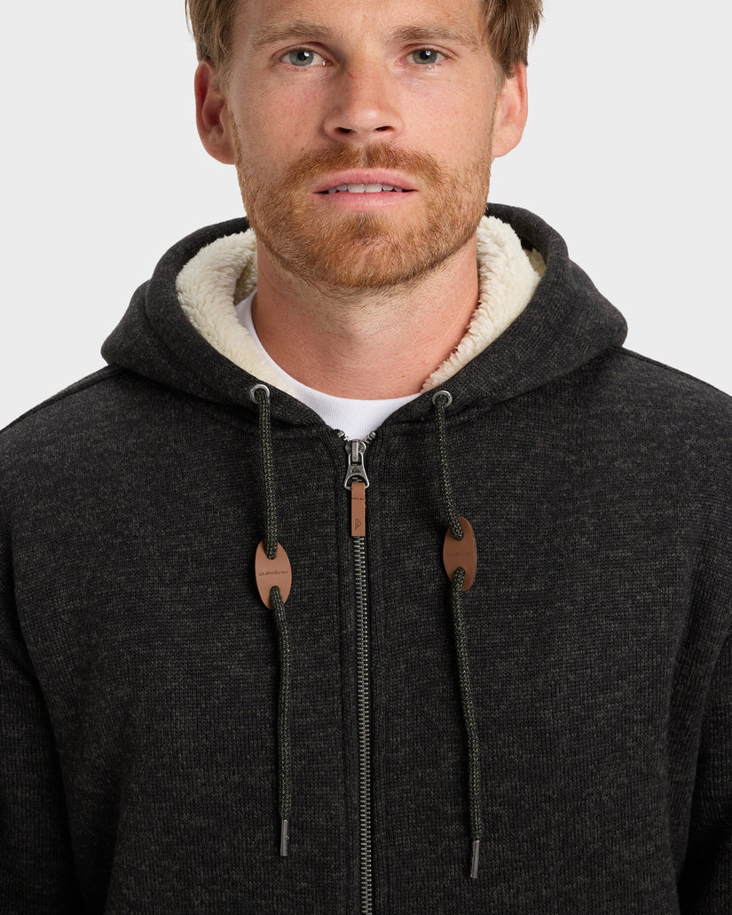 Mens Keller Sherpa Zip Up Hoodie