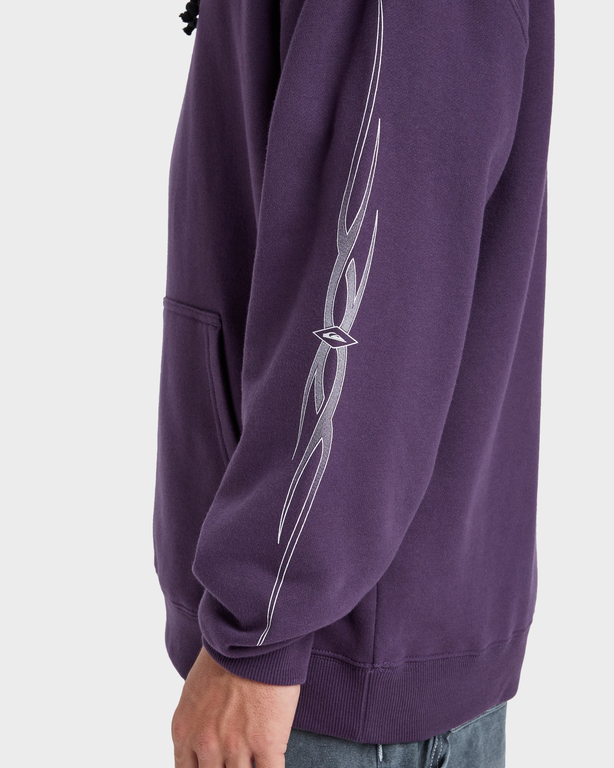 Mens Stretch Tribal Pullover Hoodie