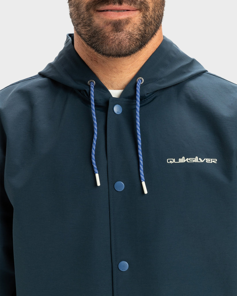 Mens Rain Cloud Hooded Track Jacket