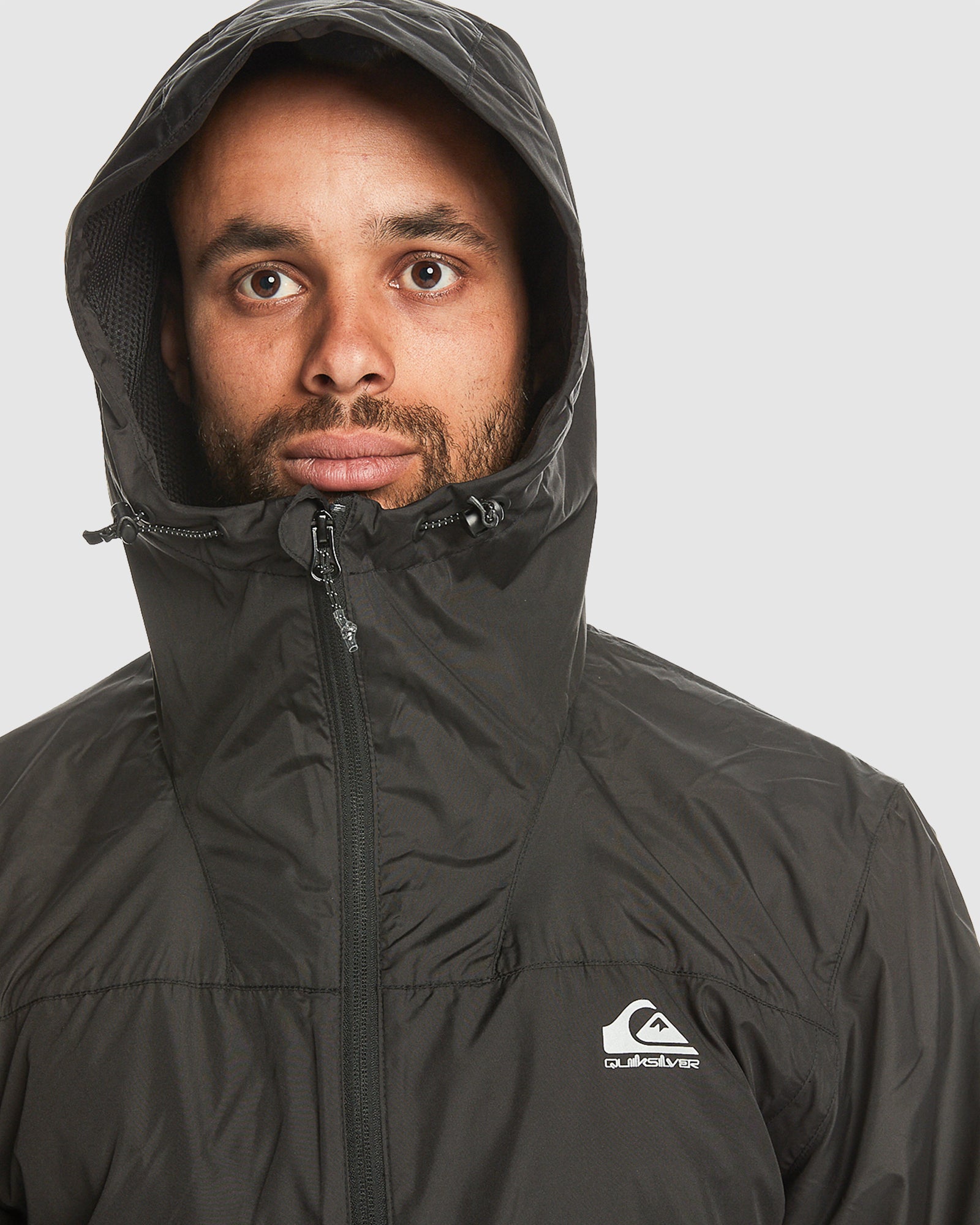 Mens Overcast Hooded Windproof Jacket